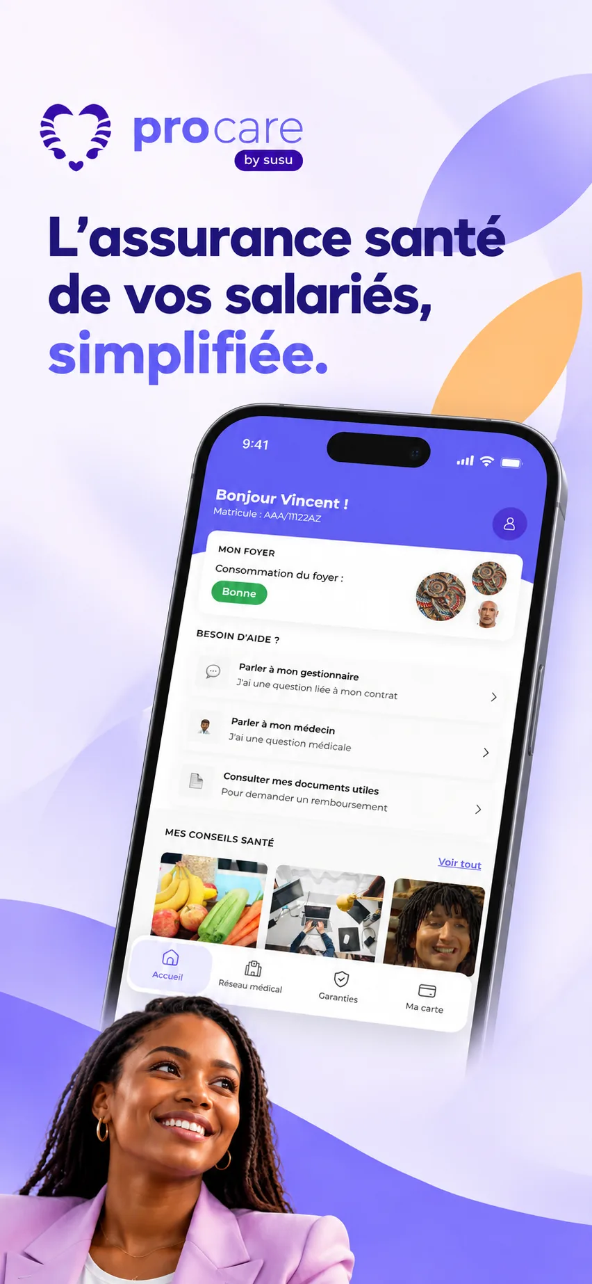 Application ProCare : l’assurance santé des salariés simplifiée
